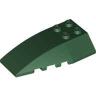 Lego auto kapota 4x6, tmavě zelená (4652932, 4269028)